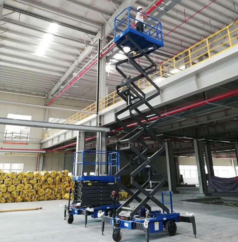 盘锦助力行走剪叉式高空作业平台
