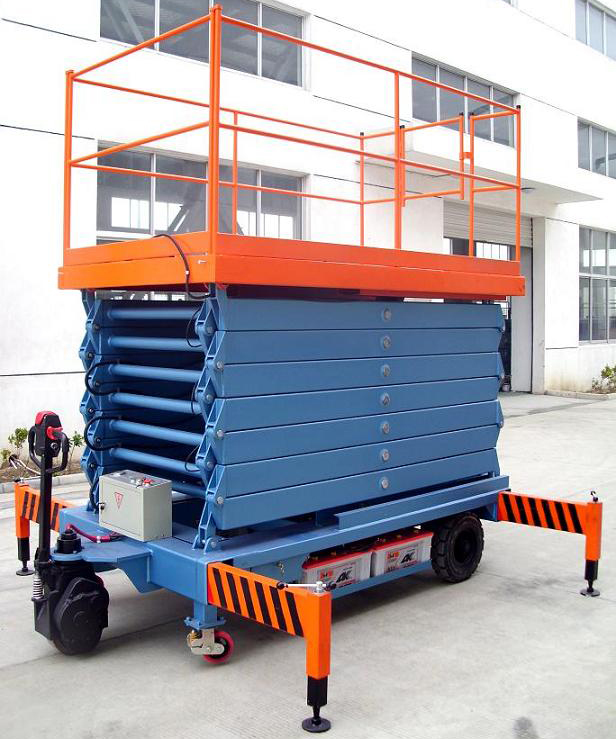 盘锦助力行走剪叉式高空作业平台